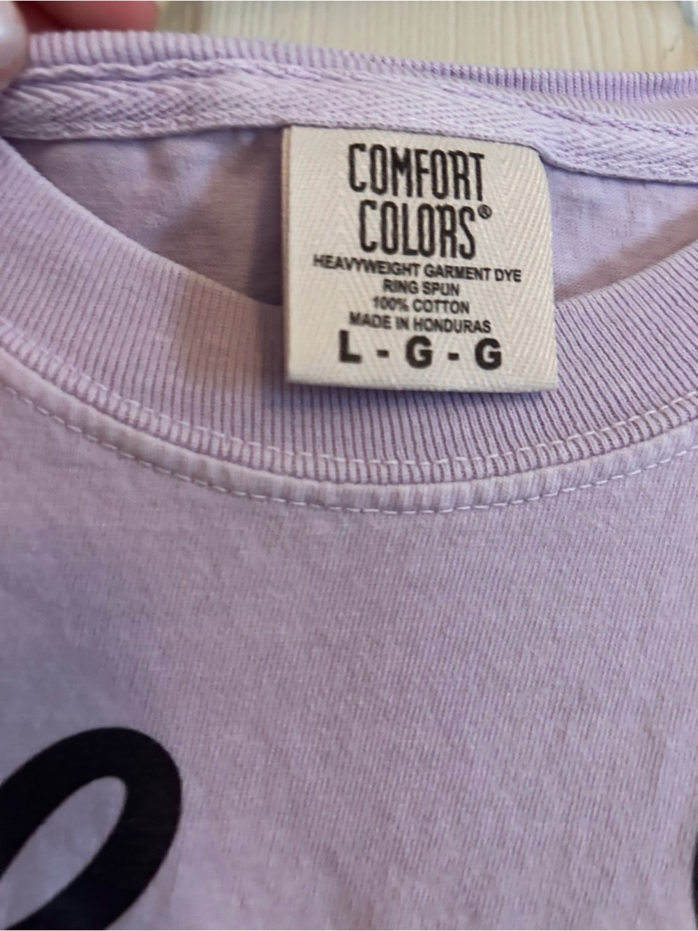 Comfort Colors Lavender Graphic Tee - Feminine Rage - Picture 2 of 2